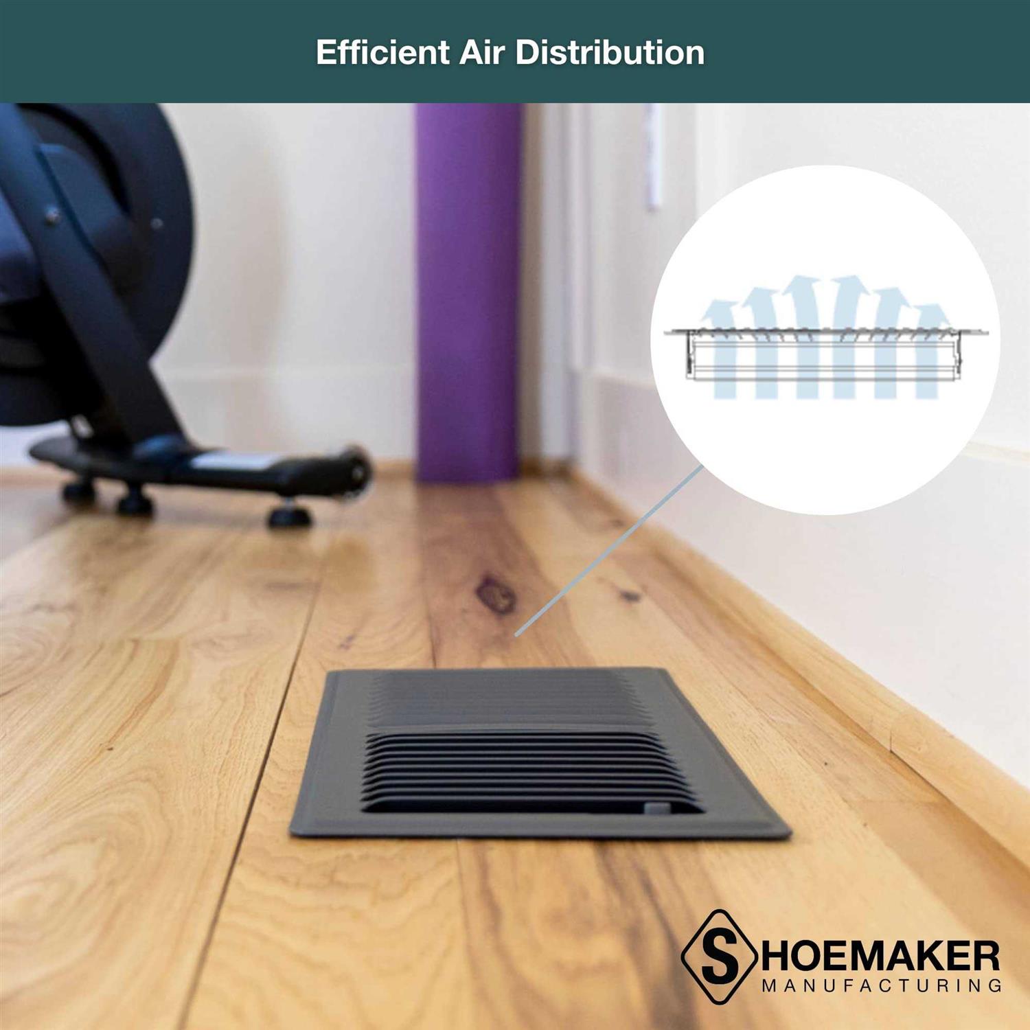 Shoemaker Manufacturing Premium Floor Register - Image 4