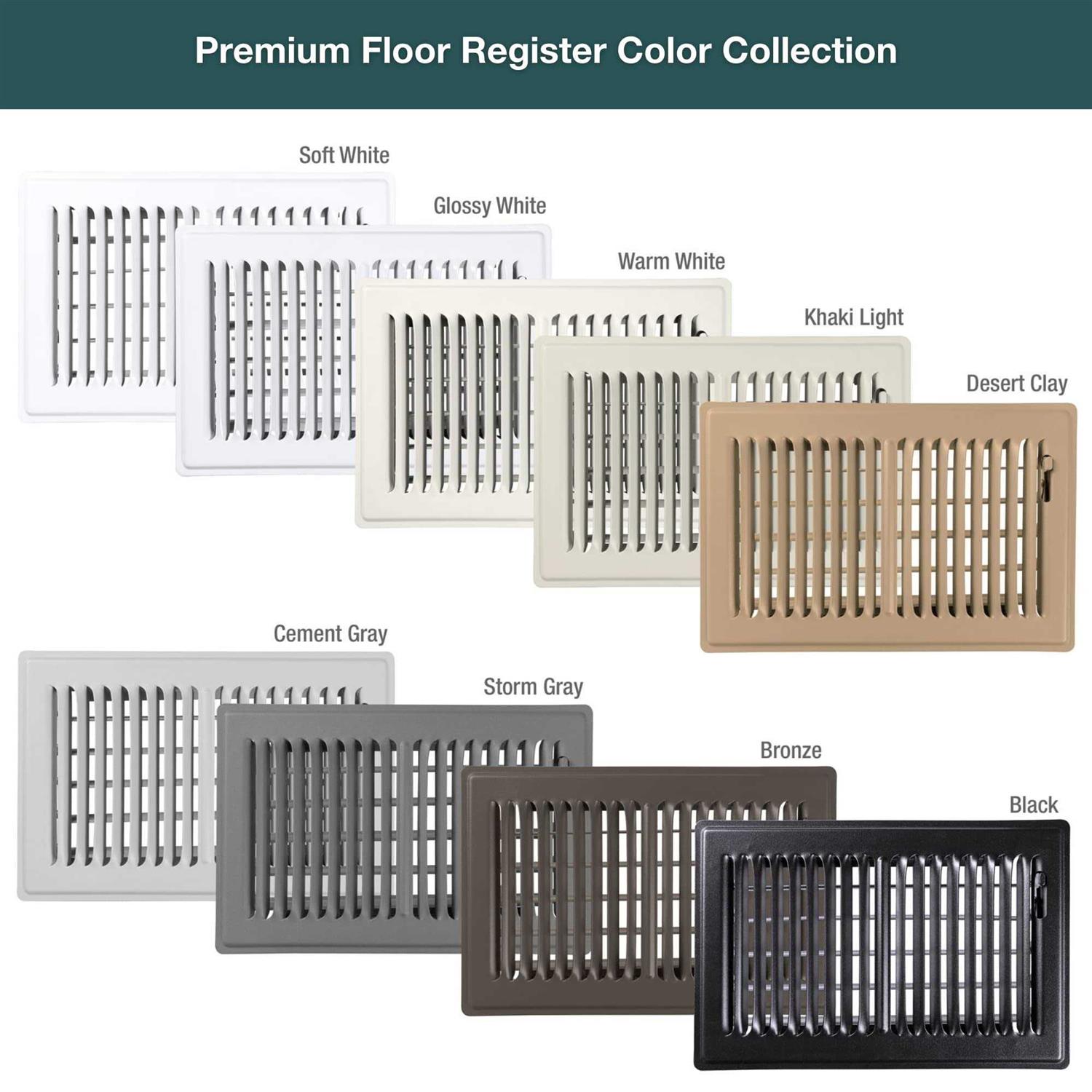 Shoemaker Manufacturing Premium Floor Register - Image 5