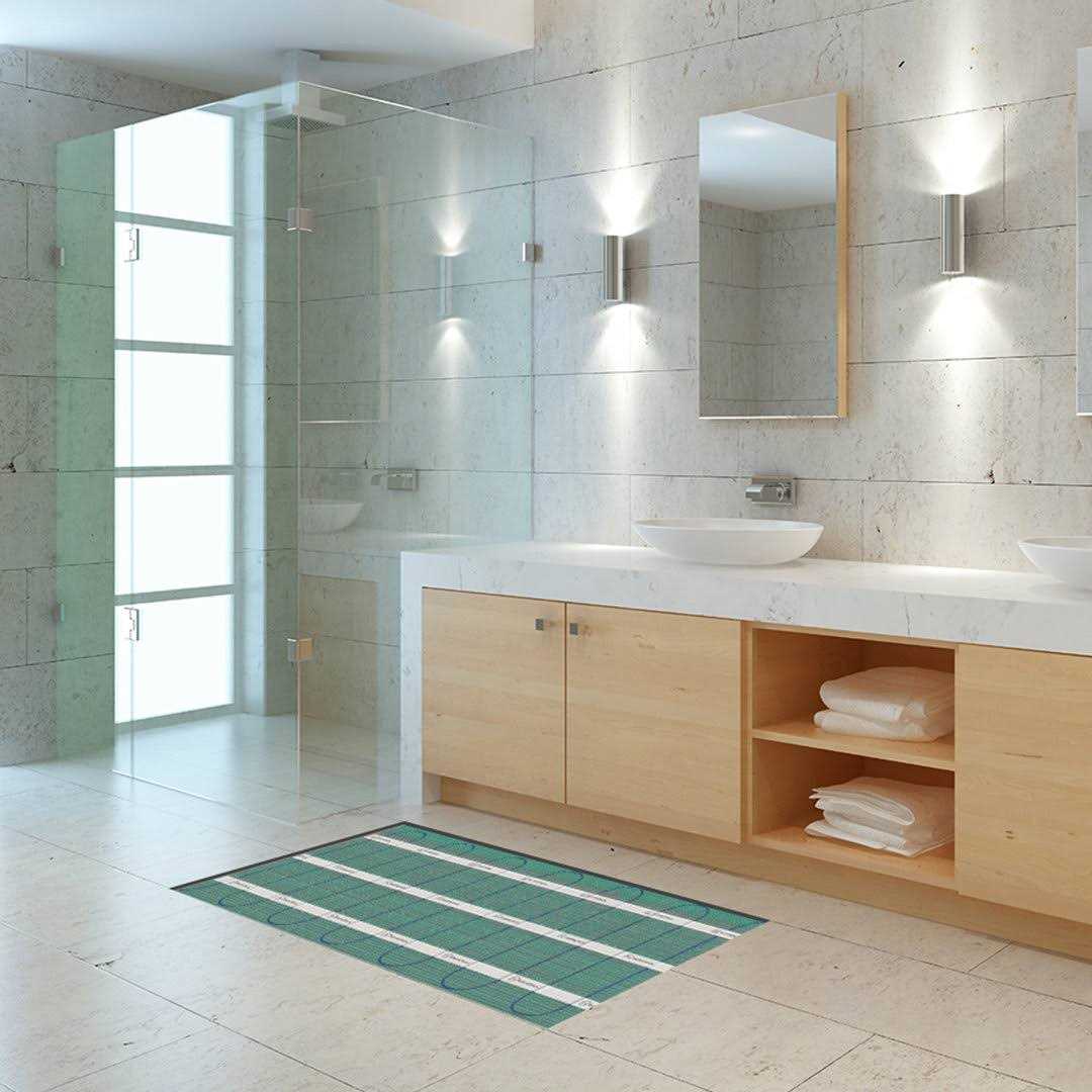 Tempzone Electric Floor Heating Easy Mat 120V for Tile, Stone and Luxury Vinyl Tile Floors WarmlyYours Size: 3' W x 5' L - Image 3