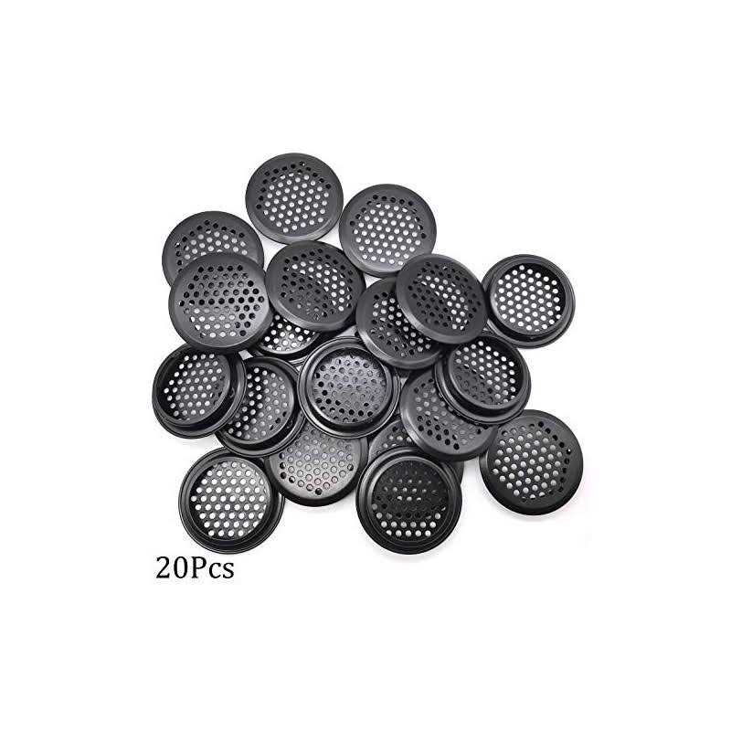 NACX 20 Pcs Air Vents 53mm Circular Soffit Vent Stainless Steel Round Vent Mesh Hole Louver for Kitchen Bathroom Cabinet Wardrobe - Image 4