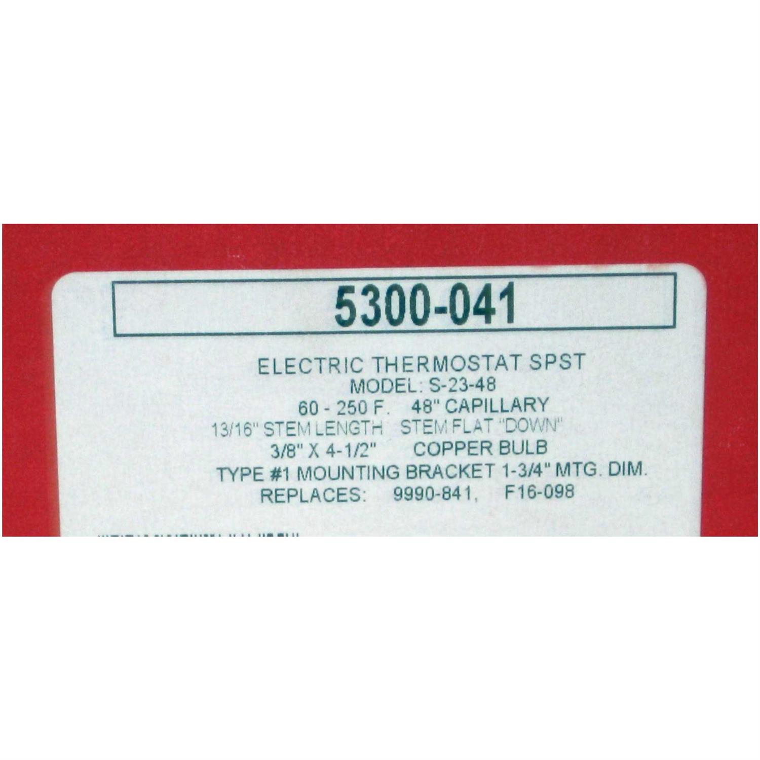 Robertshaw 5300-041 Elec Cook Control - Image 5