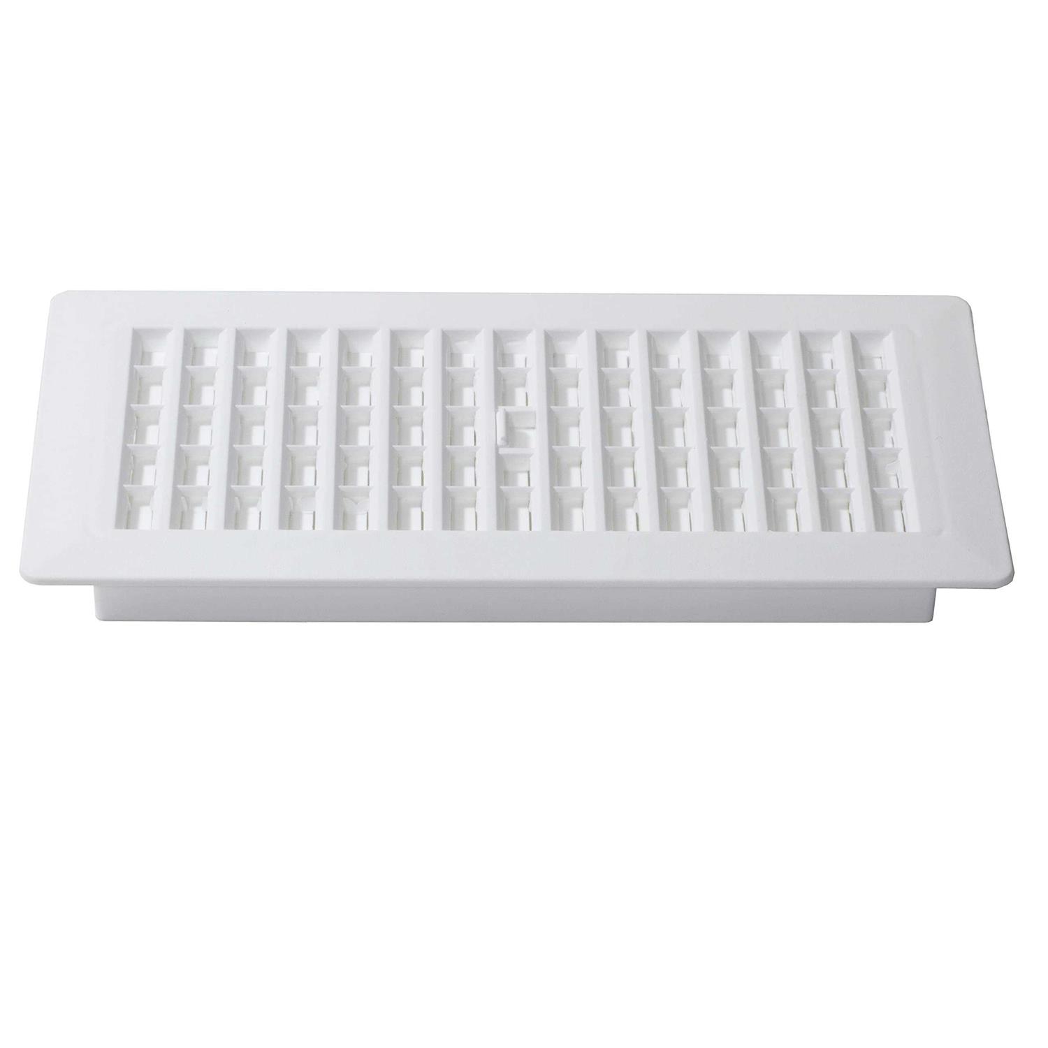 Decor Grates Pl410 wh 4 Inch by 10 Inch Plastic Floor Register - Image 5