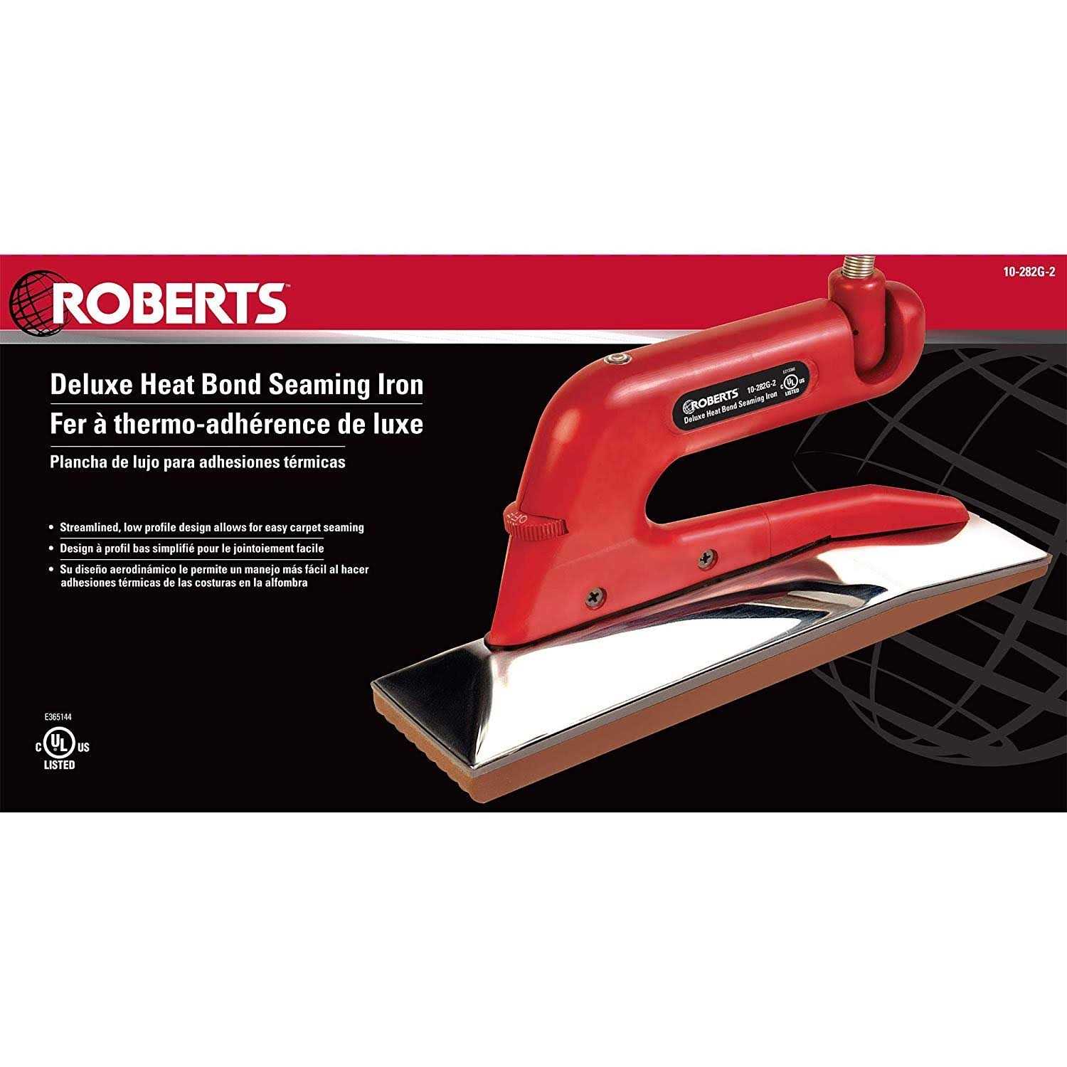 Roberts 10-282G-2 Carpet Heat Bond Iron - Image 4