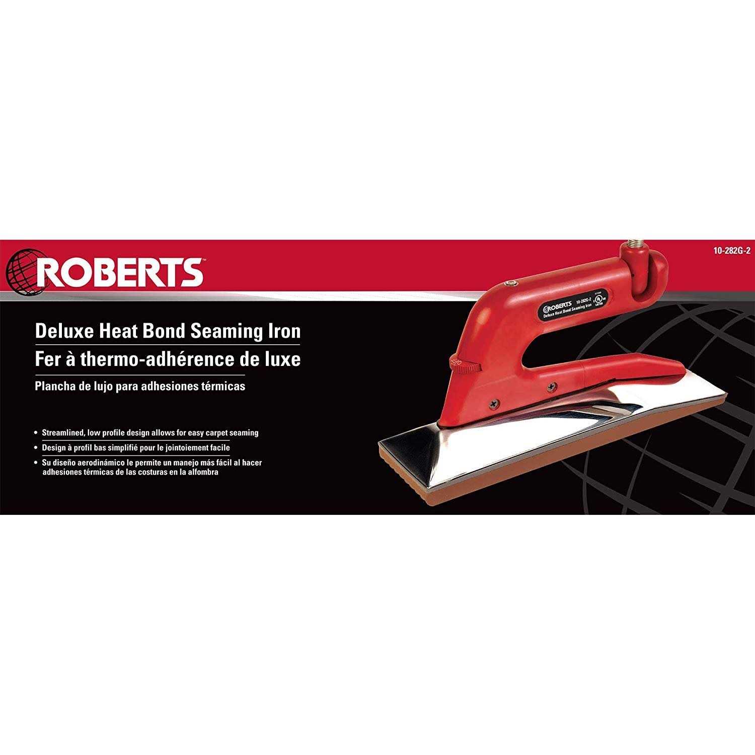 Roberts 10-282G-2 Carpet Heat Bond Iron - Image 5