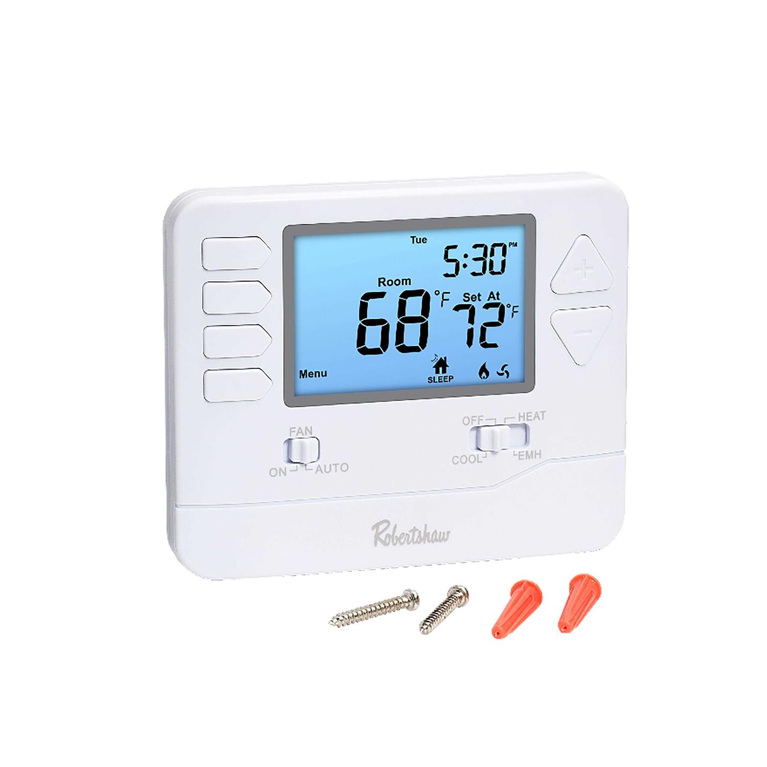Robertshaw RS8210 Non-Programmable Multi-Stage Wall Thermostat - Image 4