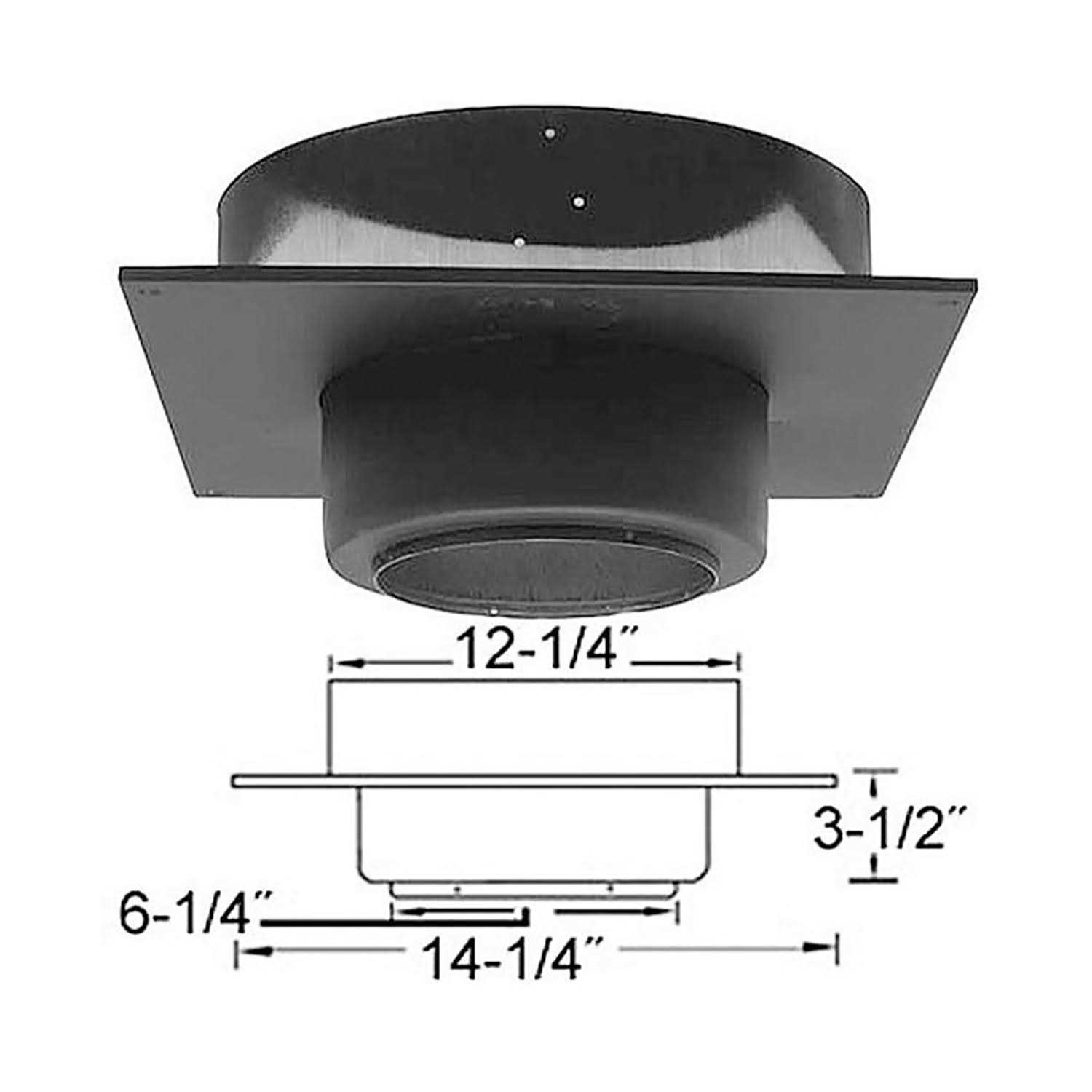 Selkirk Sure-Temp Finish Ceiling Support 206410 - Image 4