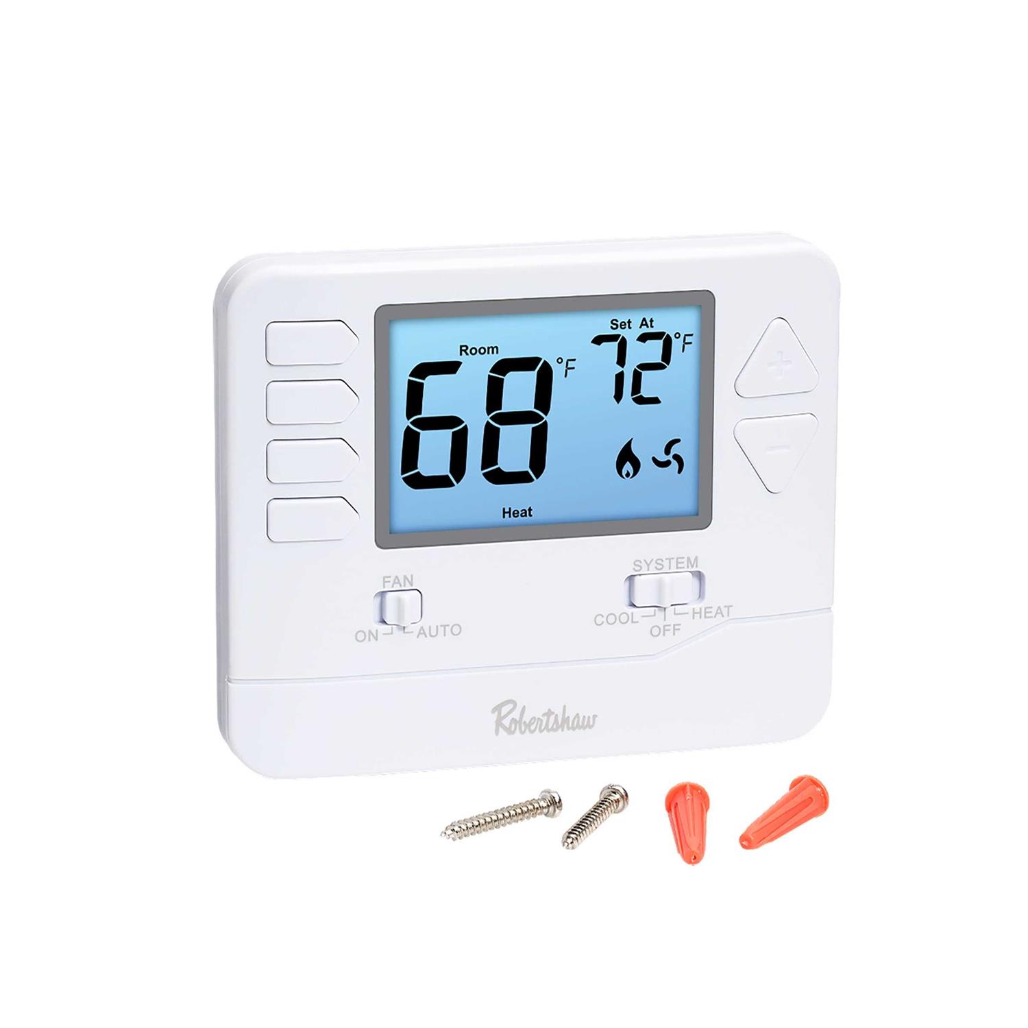 Robertshaw RS8110 Digital Non-Programmable Wall Thermostat - Image 4