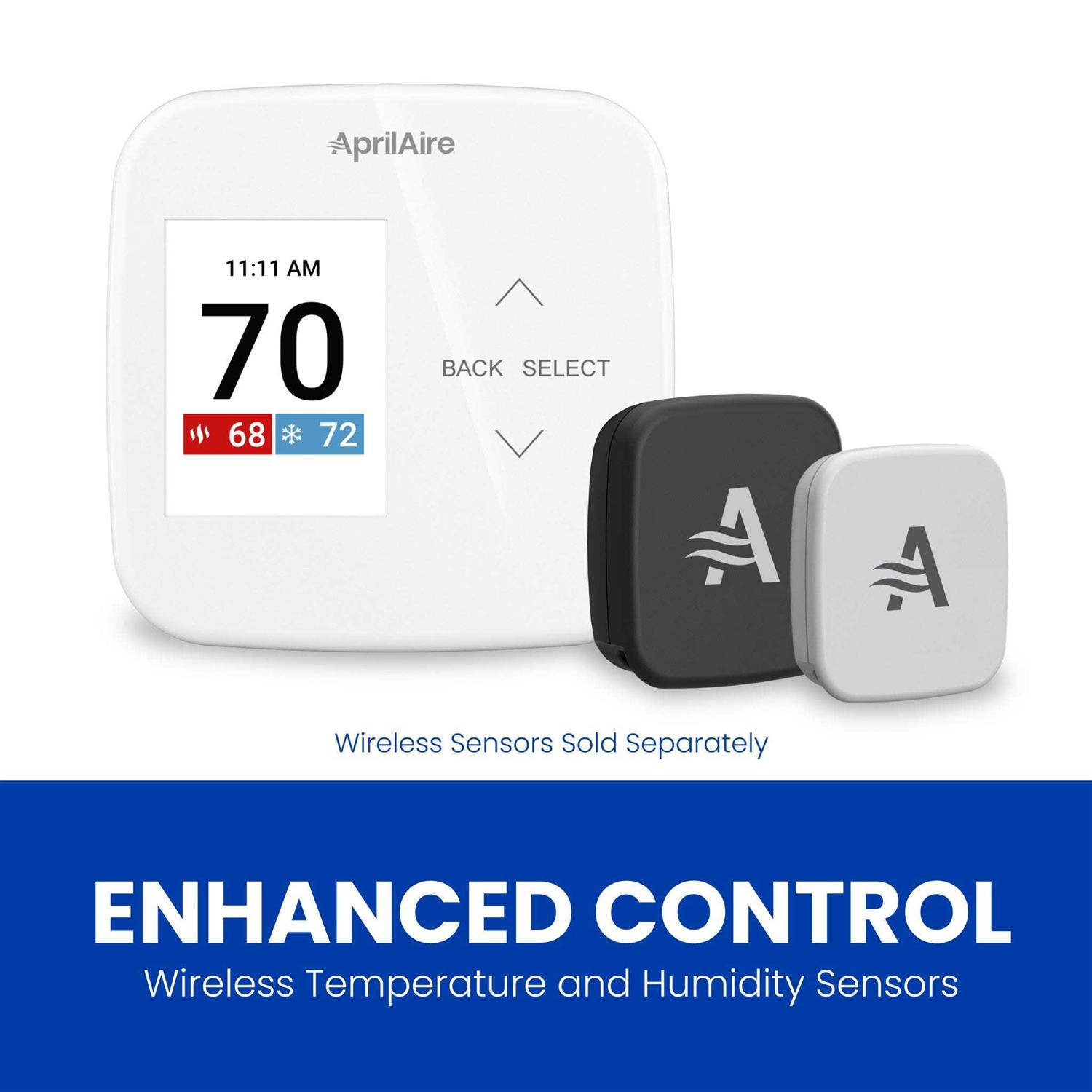 AprilAire S86WMUPR Programmable Wi-Fi Multi-Stage Universal Thermostat with IAQ Control - Image 4