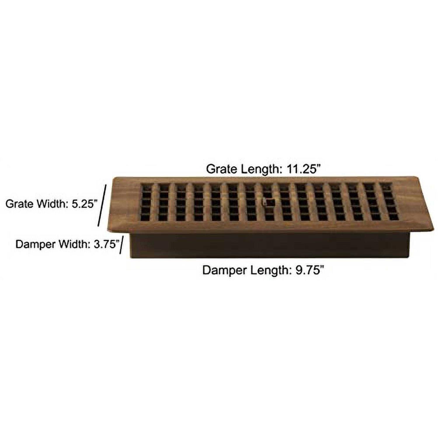 Decor Grates PL410ZIP-MTG-10 Louvered Plastic Floor Register - Image 3