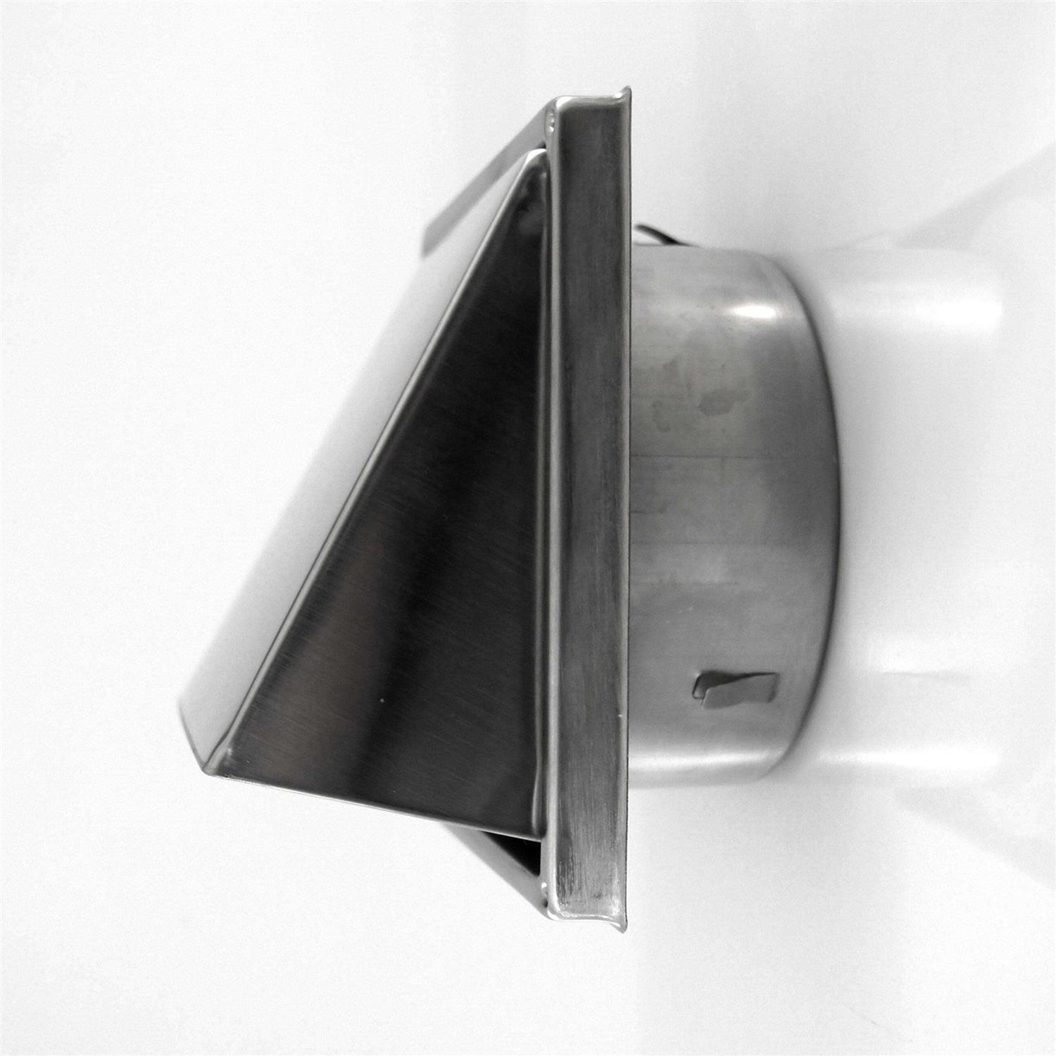 calimaero 4 Dryer Vent Cover Outdoor Walls Cowled External Extractor Fan Vent Dryer Cover - Image 3