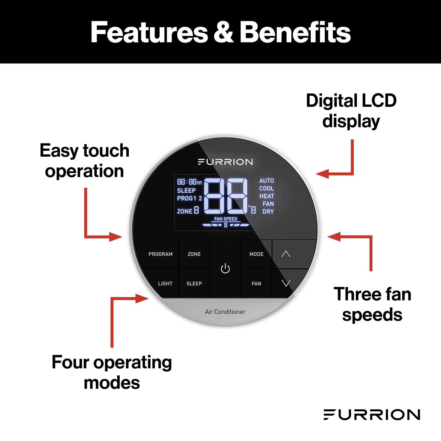 Furrion Chill Single Zone Basic Wall Thermostat - Image 4