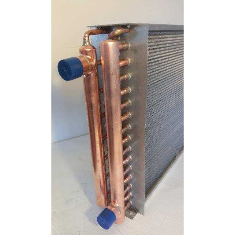 Badgerpipe Water to Air Heat Exchanger 1x22 Copper Ports w/ EZ Install Front Flange - Image 3