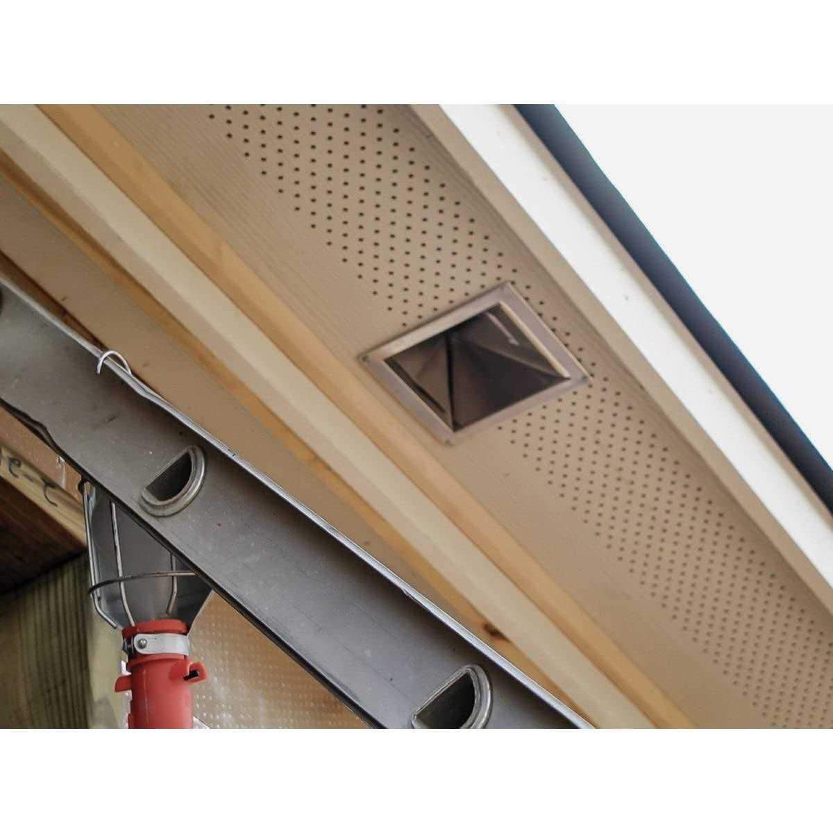 Builders Best 4 In. Aluminum Dryer Eave & Soffit Vent - Image 3