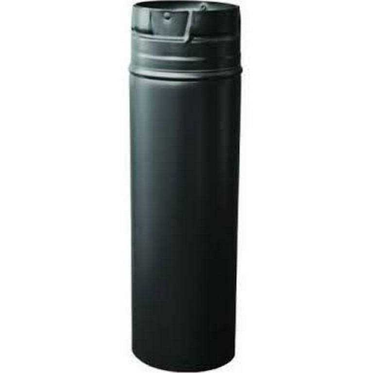 DuraVent PelletVent 3 inch Diameter Black Vent Pipe 3PVL-24B - Image 3