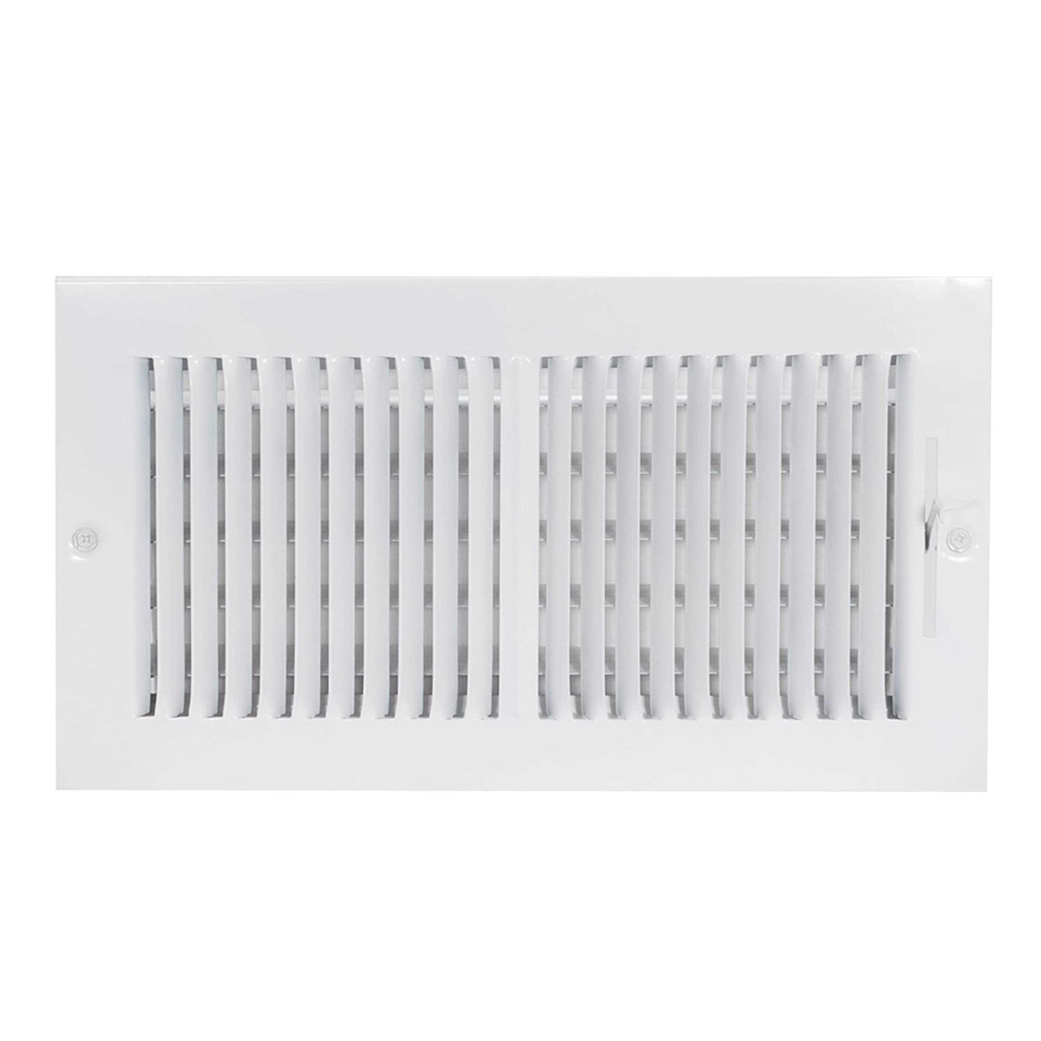 Ez-flo 12 in. x 6 in. 2-Way Steel Wall/Ceiling Register