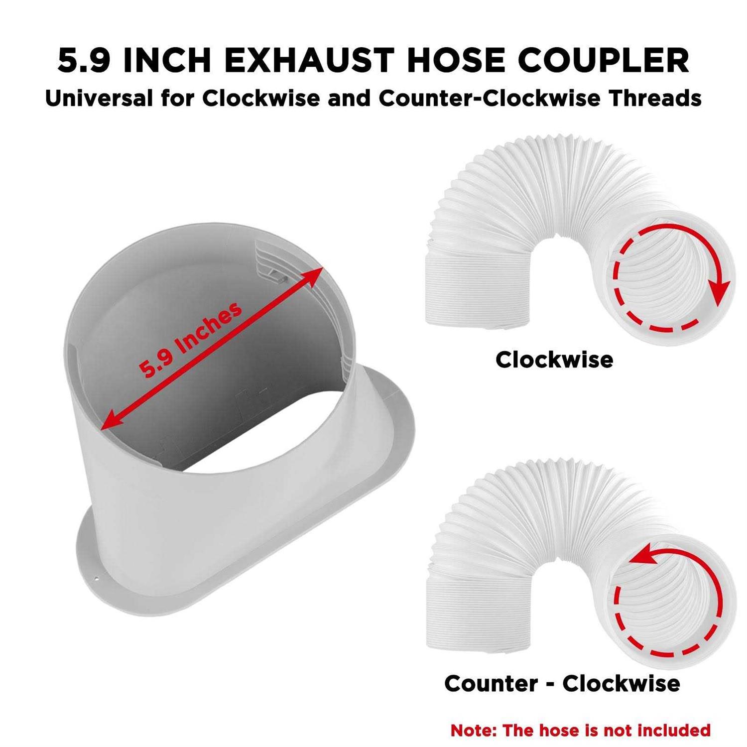 TURBRO Portable Air Conditioner Window Vent Kit Window Slide Kit Plate - Image 5