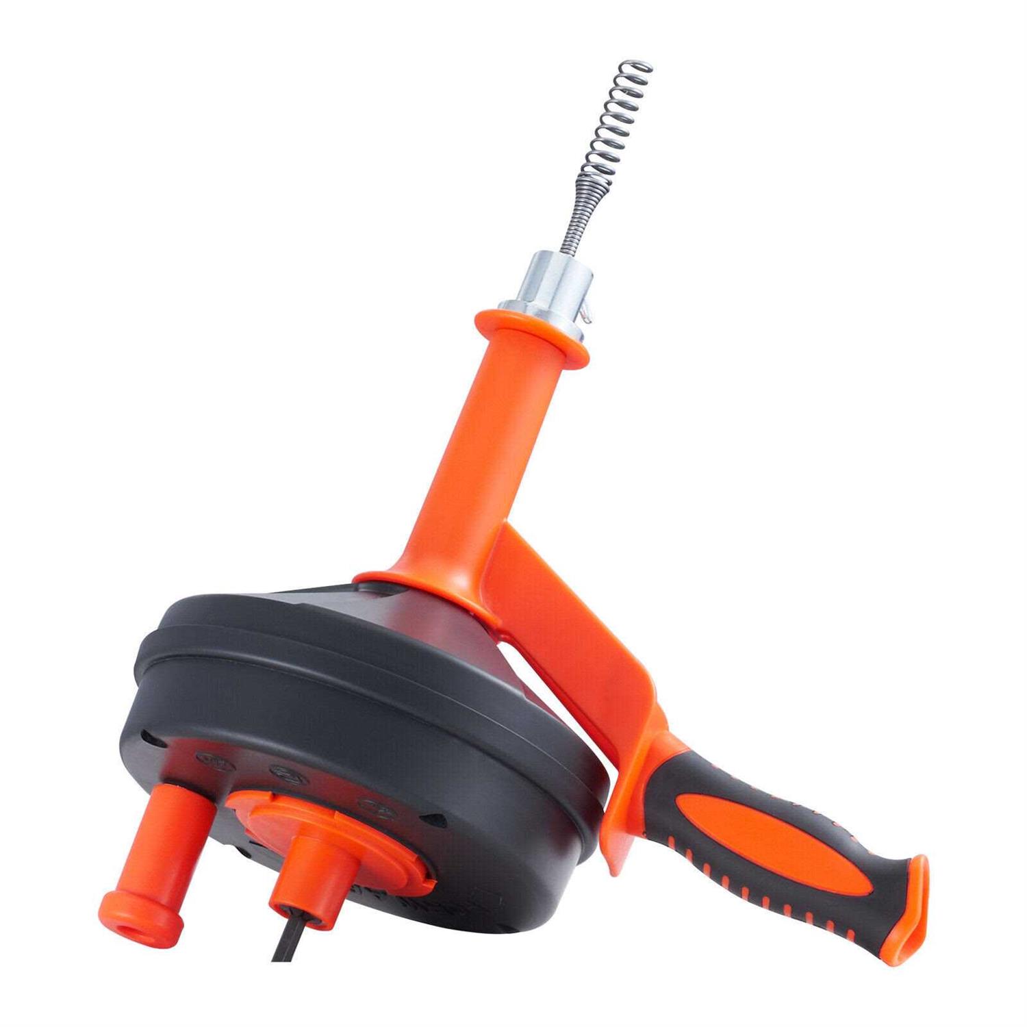 VEVOR Drain Auger 25Ft Plumbing Snake with Drill Attachment - Image 3