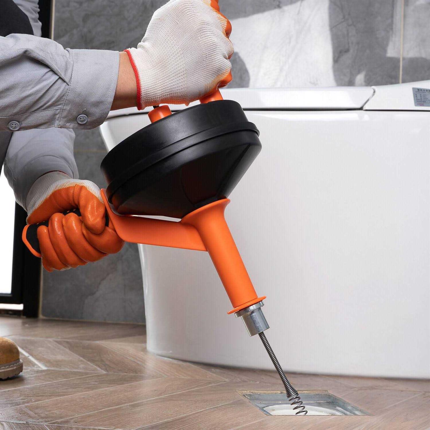 VEVOR Drain Auger 25Ft Plumbing Snake with Drill Attachment - Image 4