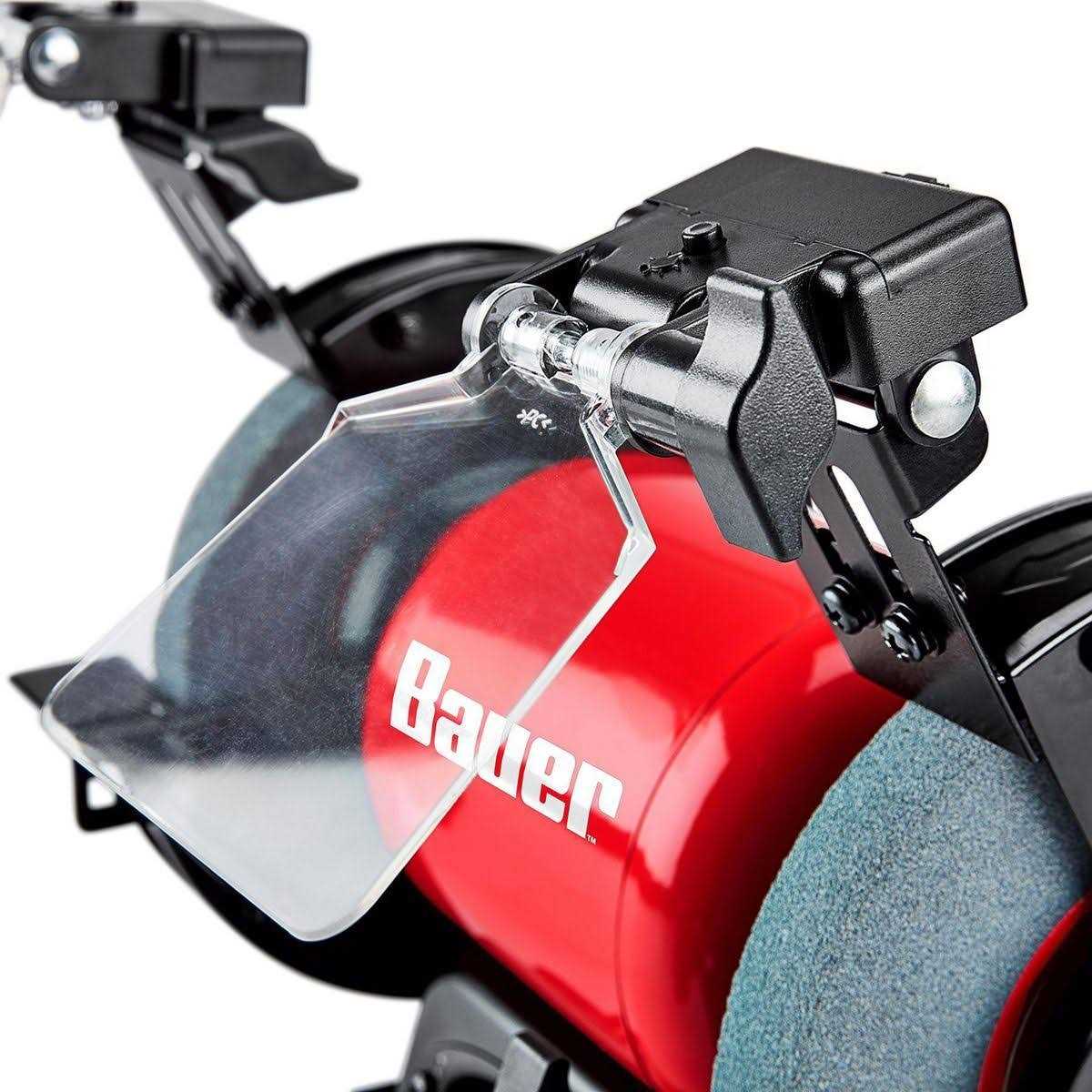 Bauer 6 in. Bench Grinder with LED Lights - Image 3