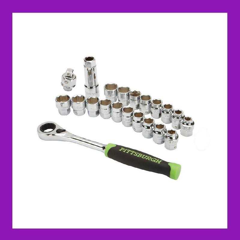 Pittsburgh SAE and Metric Go-Thru Socket Set - Image 3