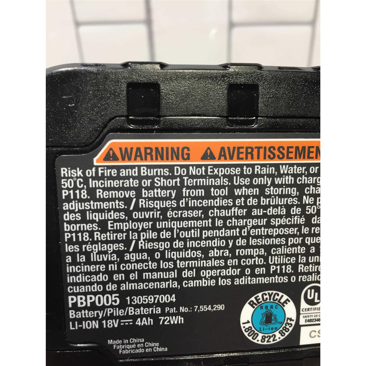 RYOBI ONE+ 18V 4.0 Ah Lithium-Ion Battery - Image 2