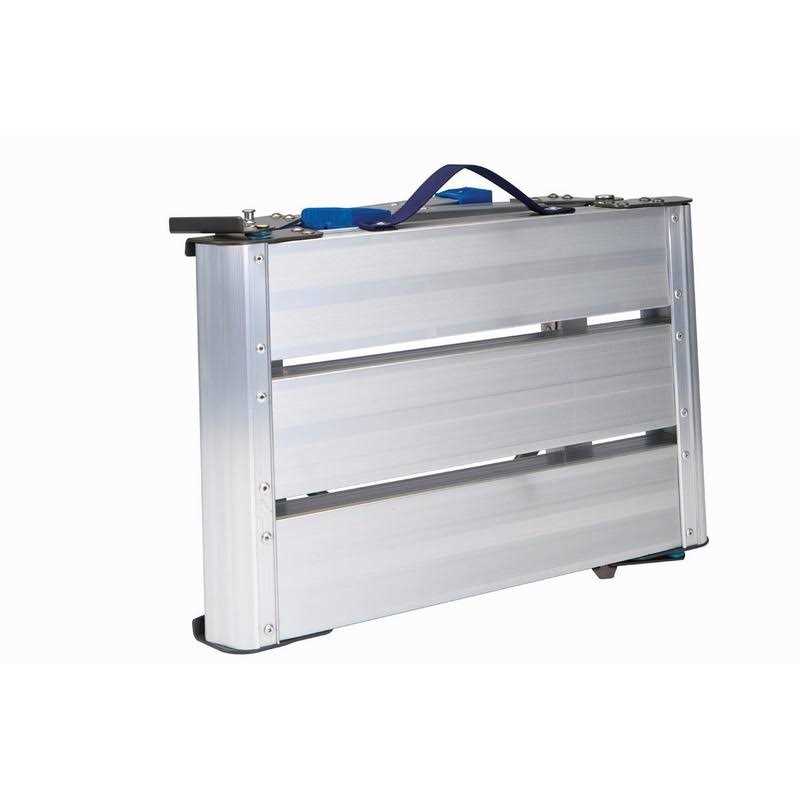 Central Purchasing, Llc Step Stool and Working Platform 350 Lbs. Capacity Foldable Anodized Aluminum by Haul-Master - Image 3