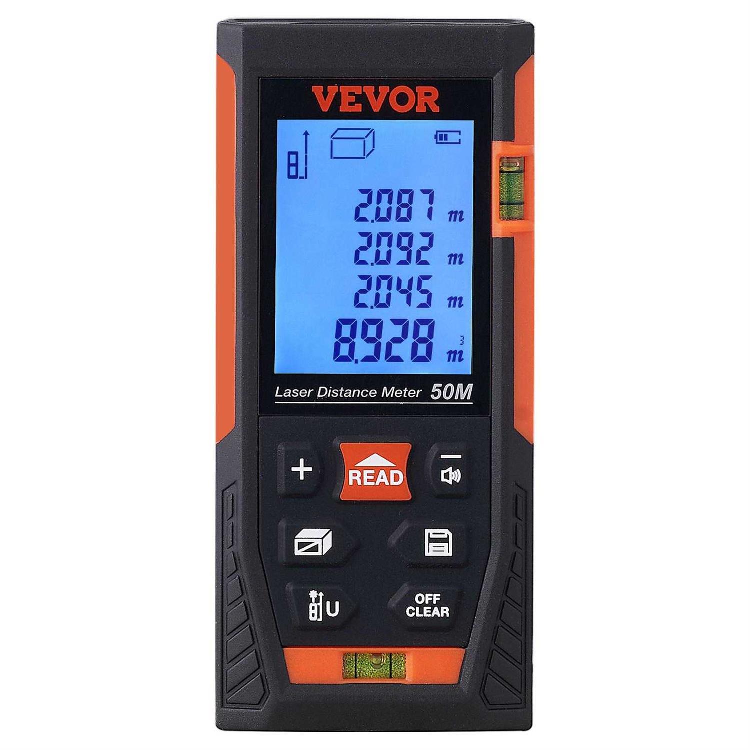 VEVOR Laser Measure Laser Measurement Tool Laser Distance Meter with Electronic Angle - Image 5