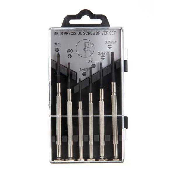 Hyper Tough 6 Piece Precision Screwdriver Set TS80037R