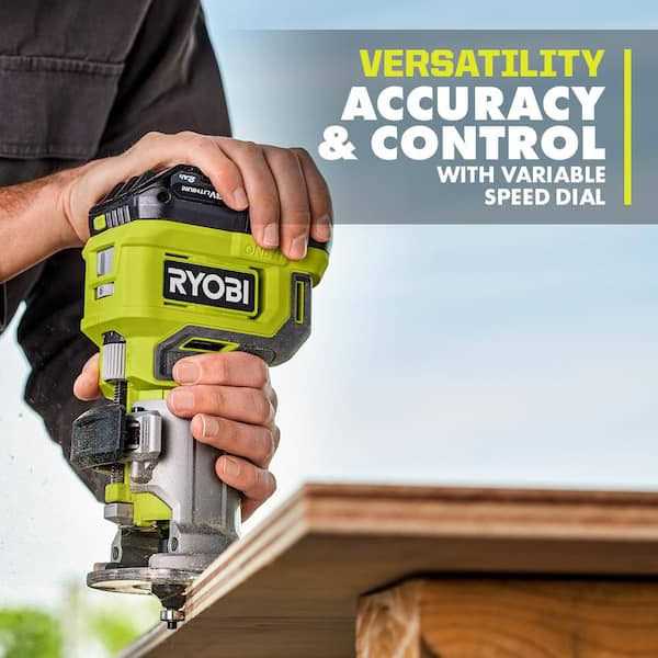 RYOBI ONE+ 18V Lithium-Ion 4.0 Ah Compact Battery and Charger Kit with FREE Compact Fixed Base Router - Image 3