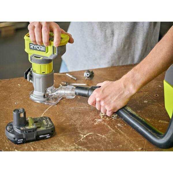 RYOBI ONE+ 18V Lithium-Ion 4.0 Ah Compact Battery and Charger Kit with FREE Compact Fixed Base Router - Image 4