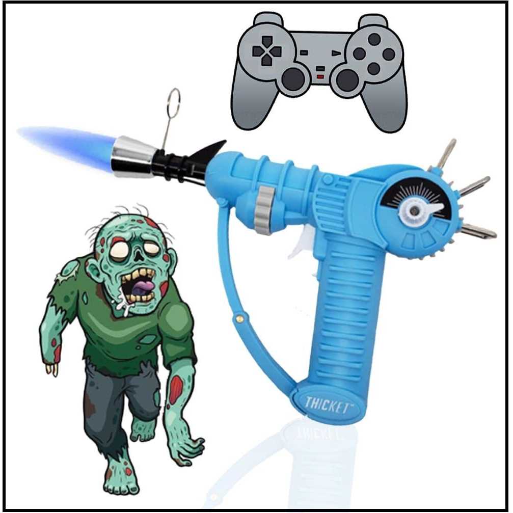 Thicket Raygun Torch, Adjustable Flame and Safety Lock - Image 3