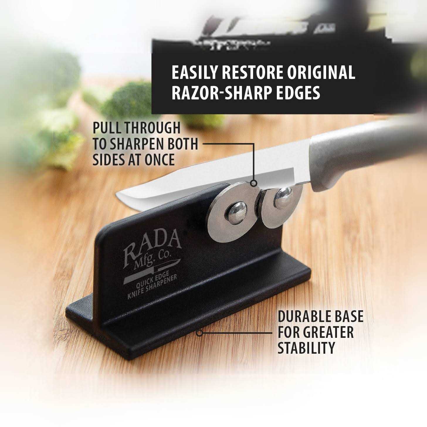 Rada Cutlery Quick Edge Knife Sharpener - Image 3