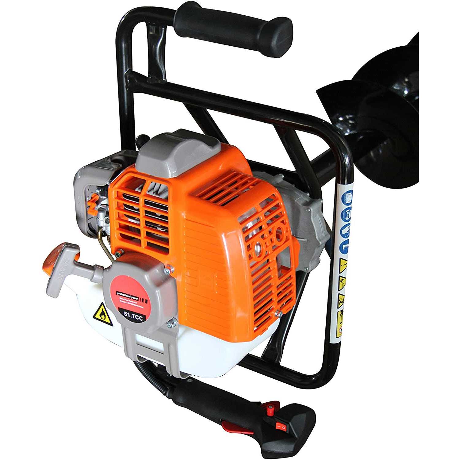 XtremepowerUS 1500W Electric Post Hole Digger Auger Digging With 6 Auger Bit - Image 4