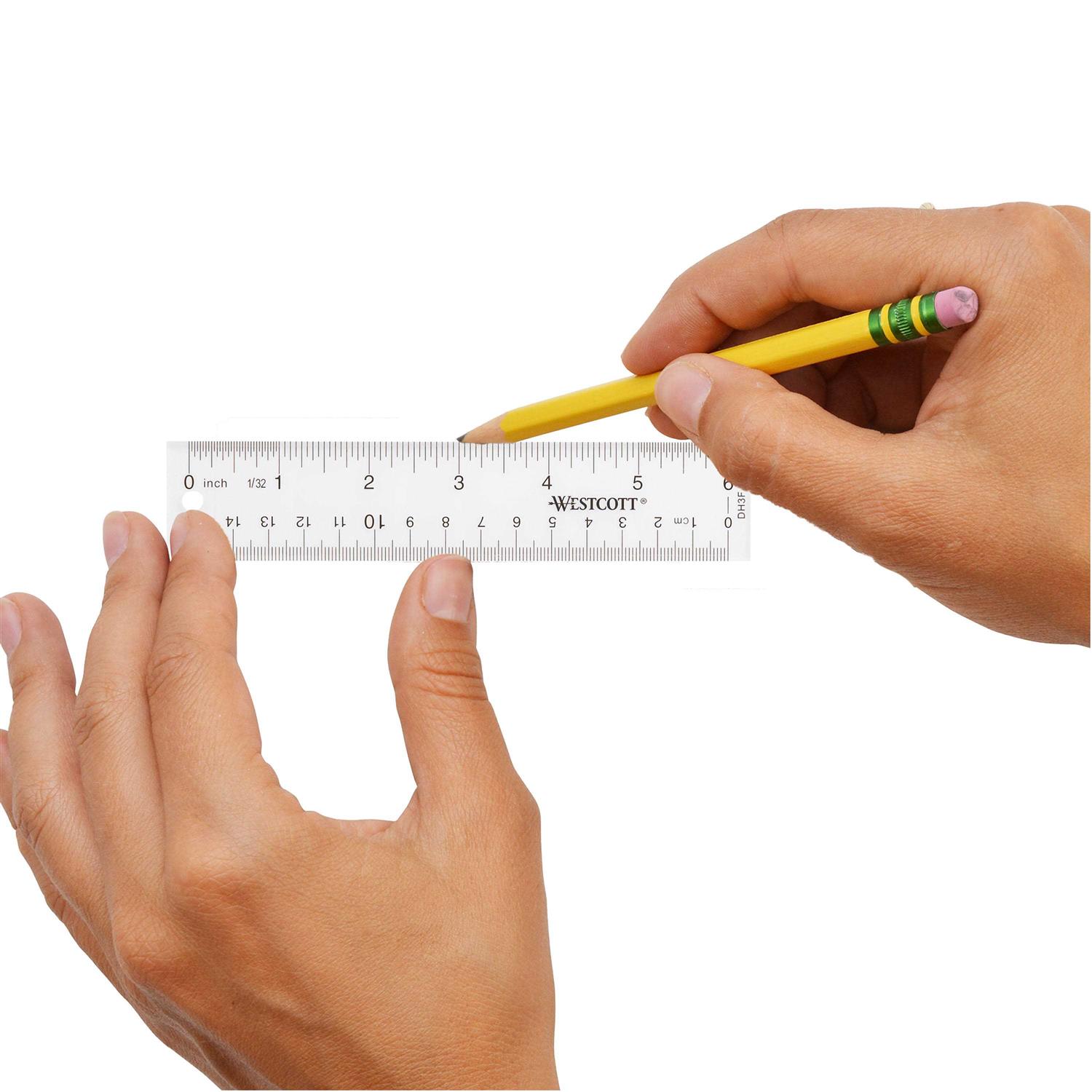 Westcott See Through Acrylic Ruler - Image 2