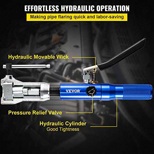 VEVOR Hydraulic Flaring Tool Kit 45 Double Flaring Tool Brake Repair Brake Flaring Tools - Image 4