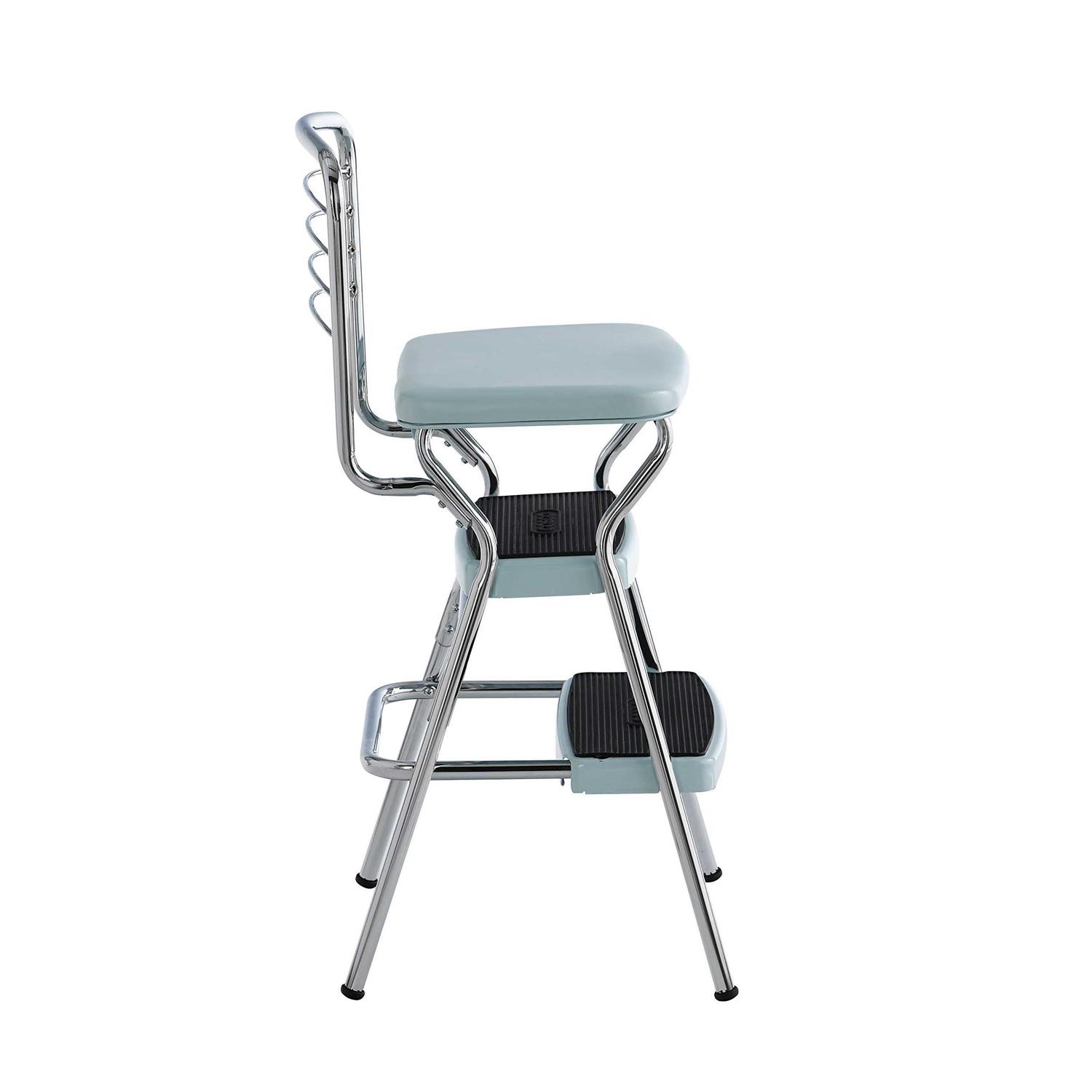 Cosco Stylaire Retro Chair/Step Stool with Flip-Up Seat - Image 3