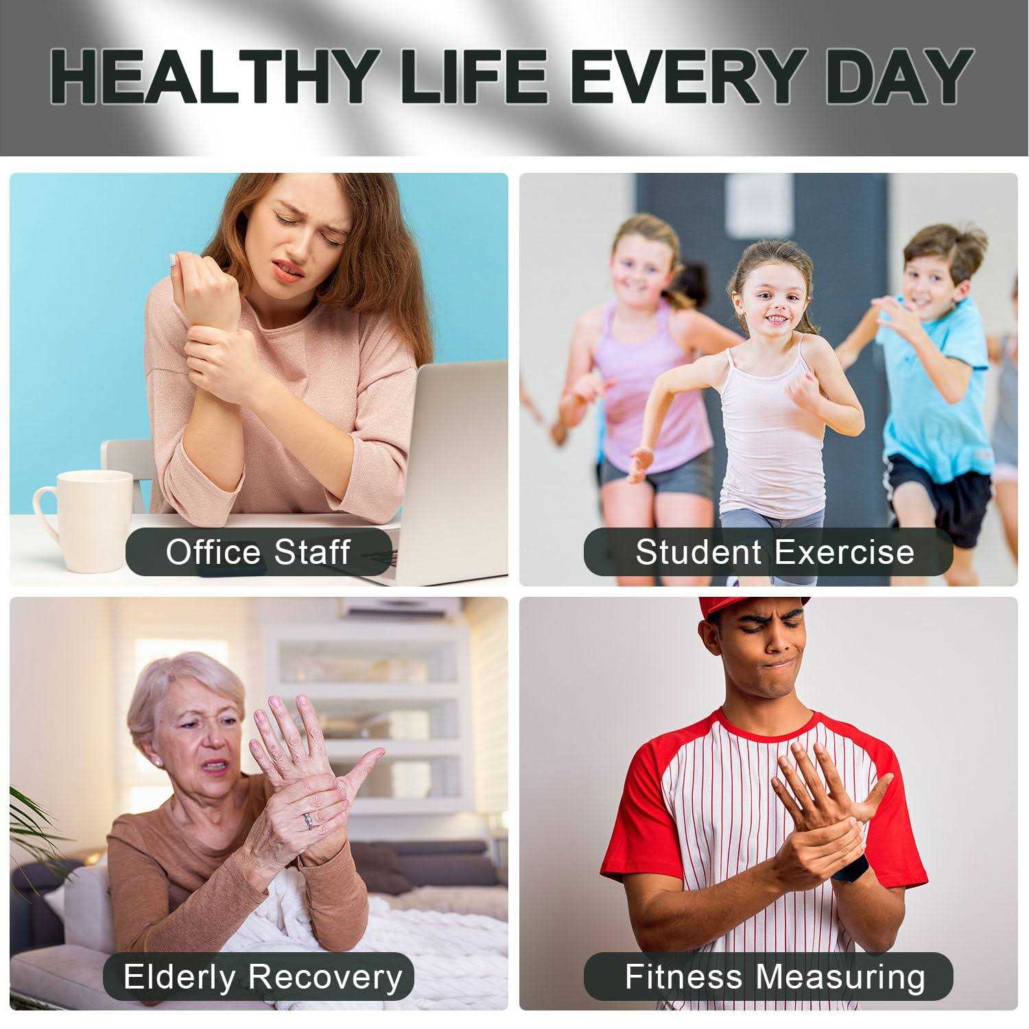 Handeful Digital Hand Dynamometer Grip Strength Tester Measurement Meter 198Lbs - Image 5