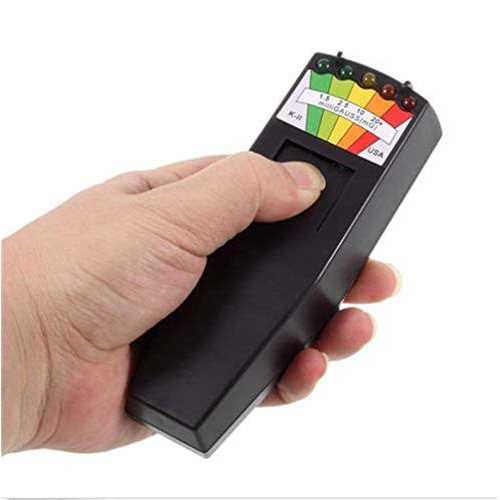 kydely 5 LED EMF Meter Magnetic Field Detector Ghost Hunting Paranormal Equipment Tester Counter