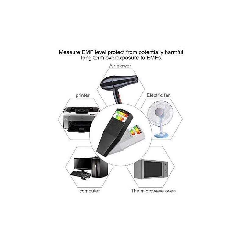 kydely 5 LED EMF Meter Magnetic Field Detector Ghost Hunting Paranormal Equipment Tester Counter - Image 4