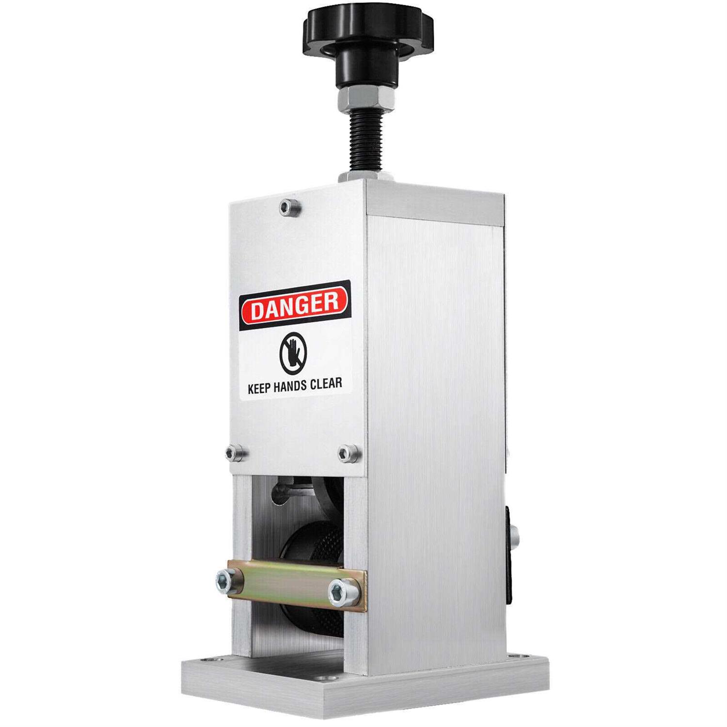 VEVOR 0.06 in. to 0.98 in. Manual Wire Stripping Machine Wire Stripper with Hand Crank Aluminum for Scrap Copper Recycle - Image 5