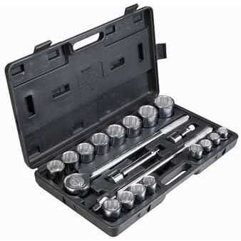 Pittsburgh 20 Piece Jumbo Socket Set