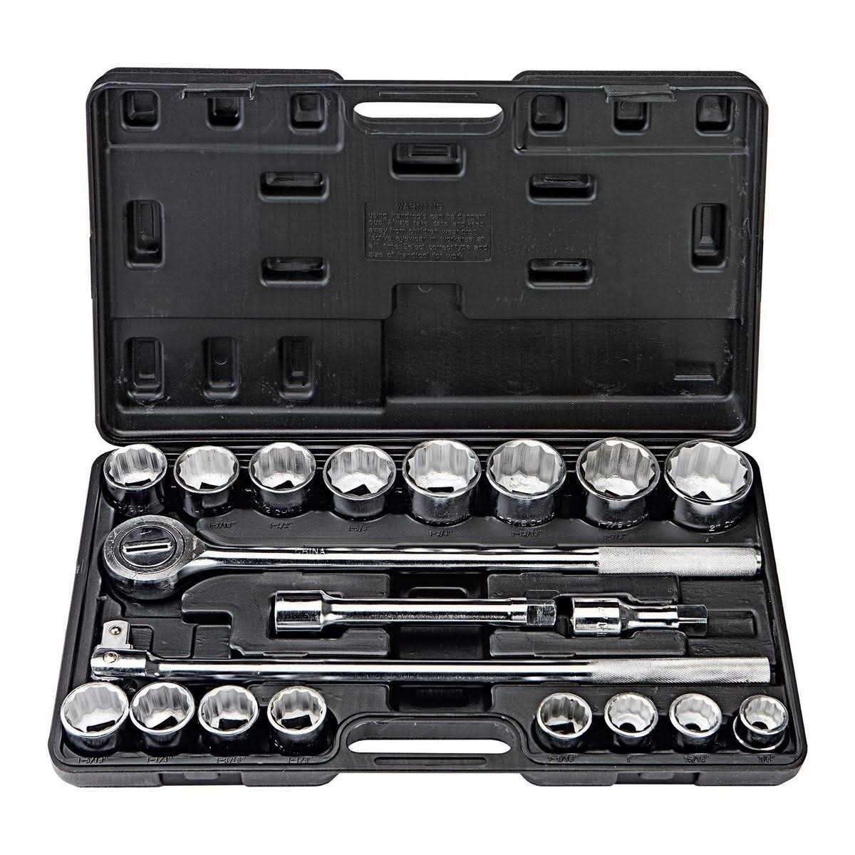 Pittsburgh 20 Piece Jumbo Socket Set - Image 2