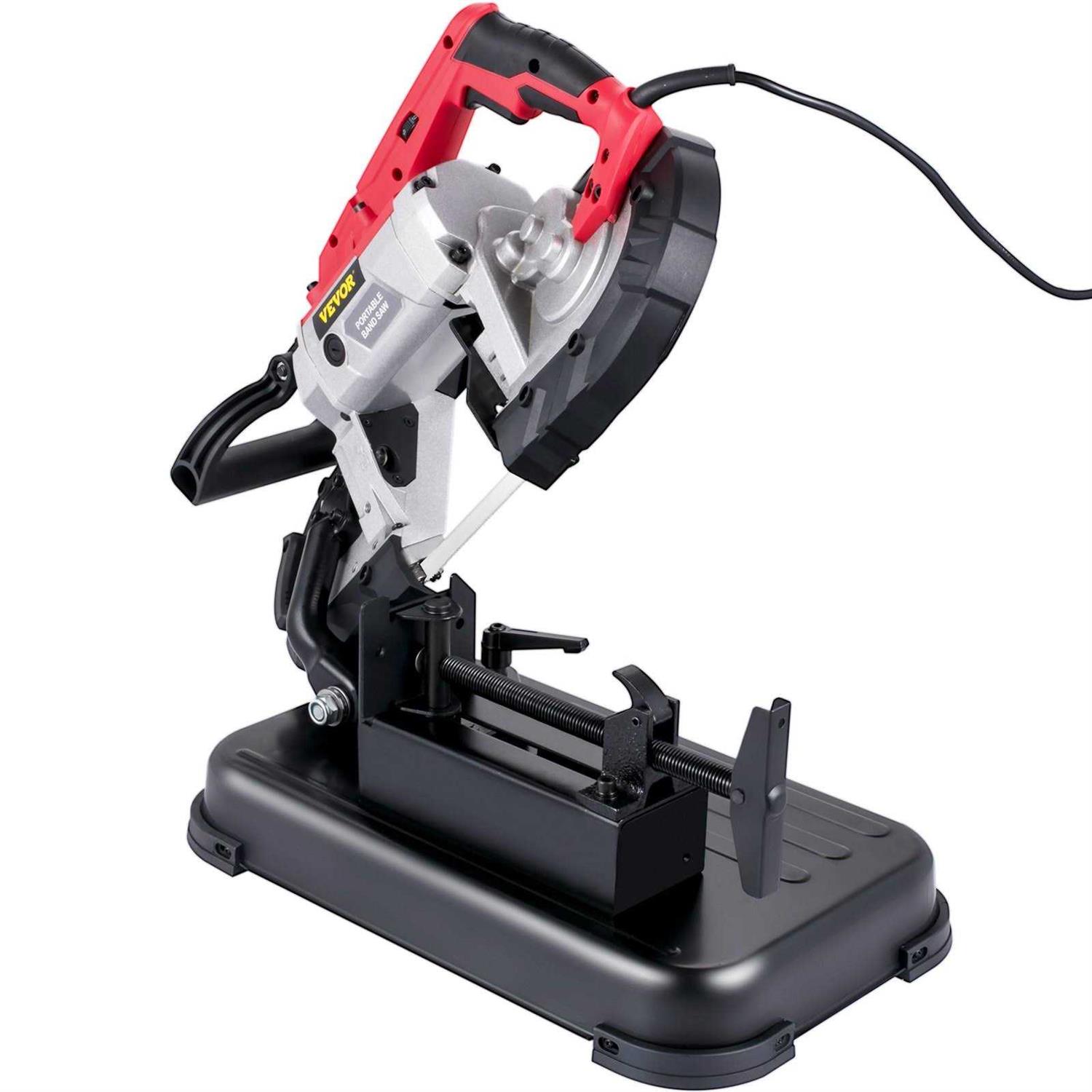 VEVOR Portable Band Saw 110V Removable Alloy Steel Base Cordless Band Saw - Image 4