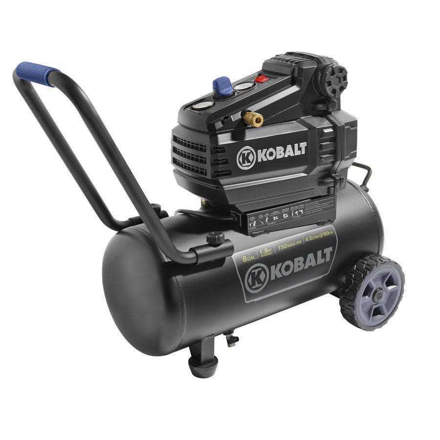 Kobalt 8-Gallons Portable 150 Psi Horizontal Air Compressor 0300842