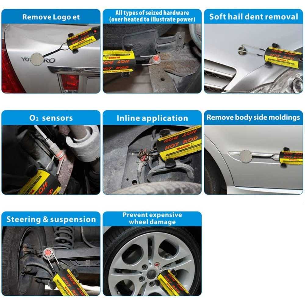 Solary Magnetic Induction Heater Kit 1000W 110V For Automotive Flameless Heat Induction Heat 1KW Hand Tool - Image 5