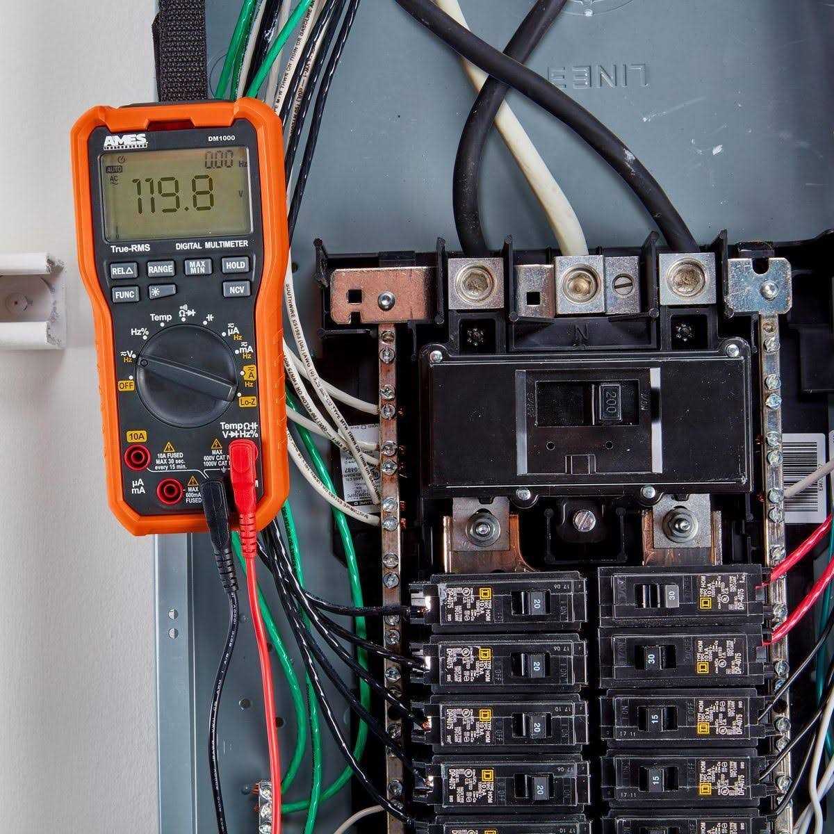 Ames Instruments DM1000 Electricians HVAC Contractor TRMS Multimeter - Image 3