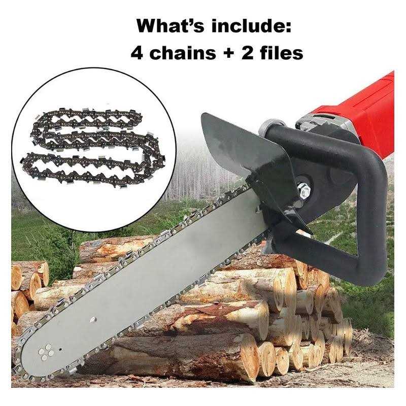 Ar-pro 4 Pack 14-inch Chainsaw Chain with 2 Bonus Sharpening Files - Image 5