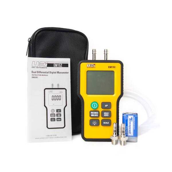 Uei EM152 Dual Differential Digital Manometer - Image 3