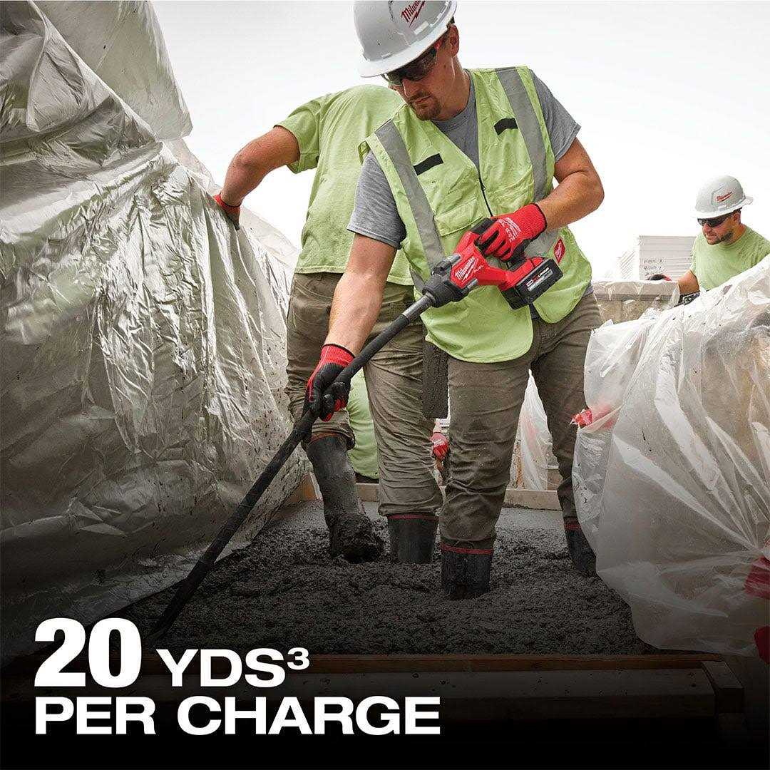 2910-20 Milwaukee M18 FUEL 4' Concrete Pencil Vibrator - Image 4