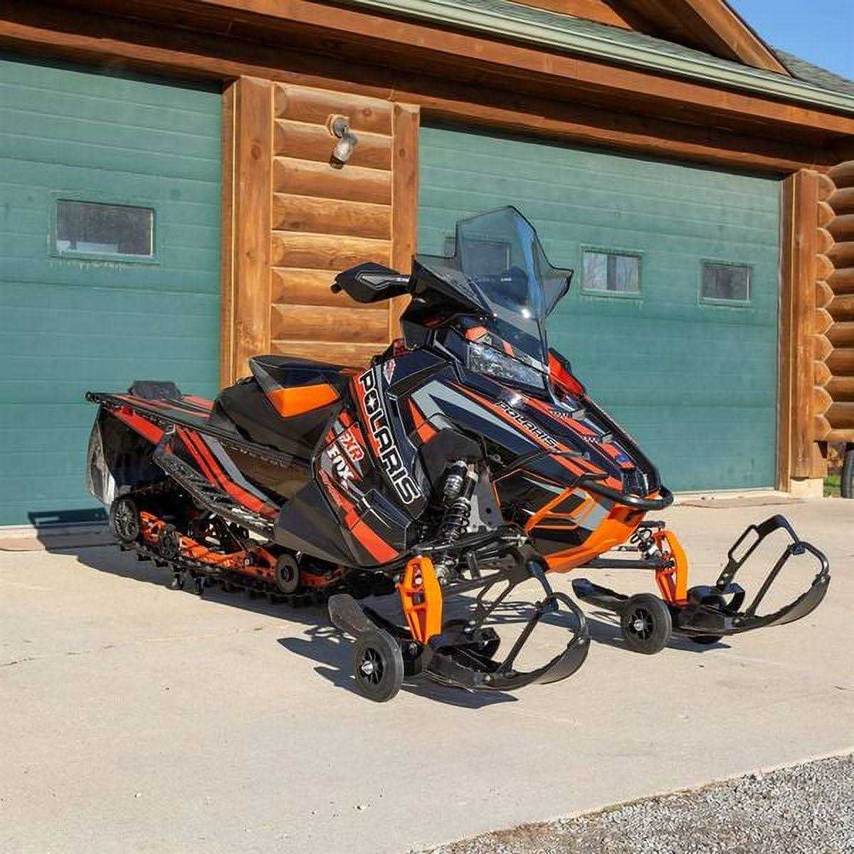 Black Ice Three-Piece Drivable Snowmobile Dolly SNO-6011 - Image 3